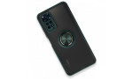 Newface Xiaomi Redmi Note 11S Kılıf Montreal Yüzüklü Silikon Kapak - Yeşil
