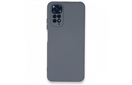 Newface Xiaomi Redmi Note 11S Kılıf Nano içi Kadife Silikon - Gri