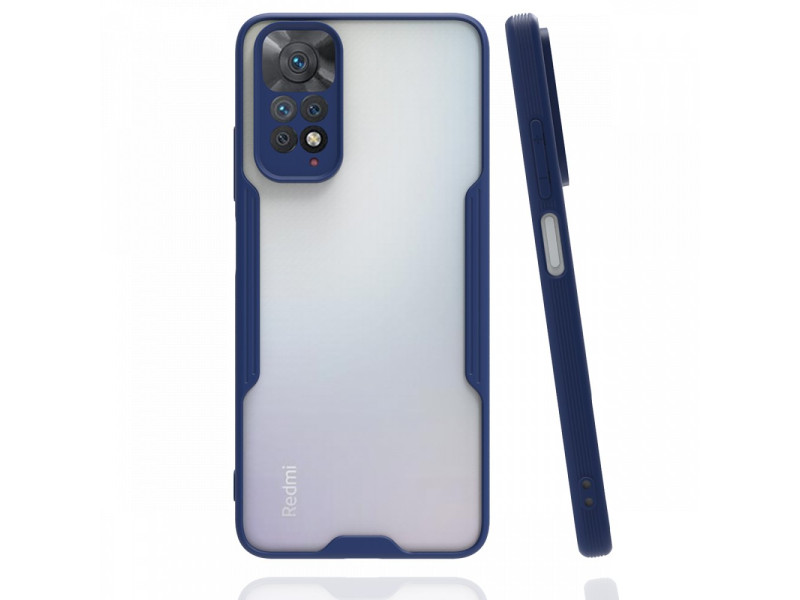 Newface Xiaomi Redmi Note 11S Kılıf Platin Silikon - Lacivert