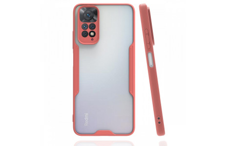 Newface Xiaomi Redmi Note 11S Kılıf Platin Silikon - Pembe