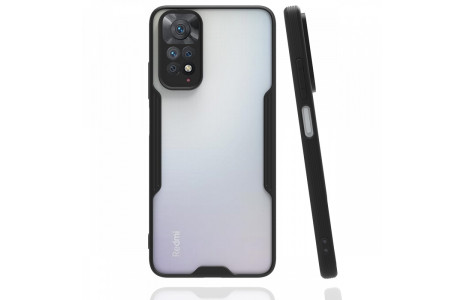 Newface Xiaomi Redmi Note 11S Kılıf Platin Silikon - Siyah