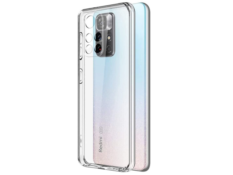 Newface Xiaomi Redmi Note 11T Kılıf Lüx Şeffaf Silikon