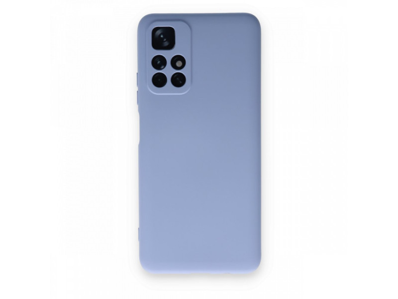 Newface Xiaomi Redmi Note 11T Kılıf Nano içi Kadife Silikon - Lila