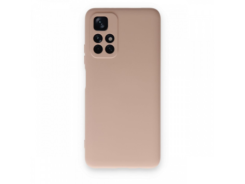 Newface Xiaomi Redmi Note 11T Kılıf Nano içi Kadife Silikon - Pudra