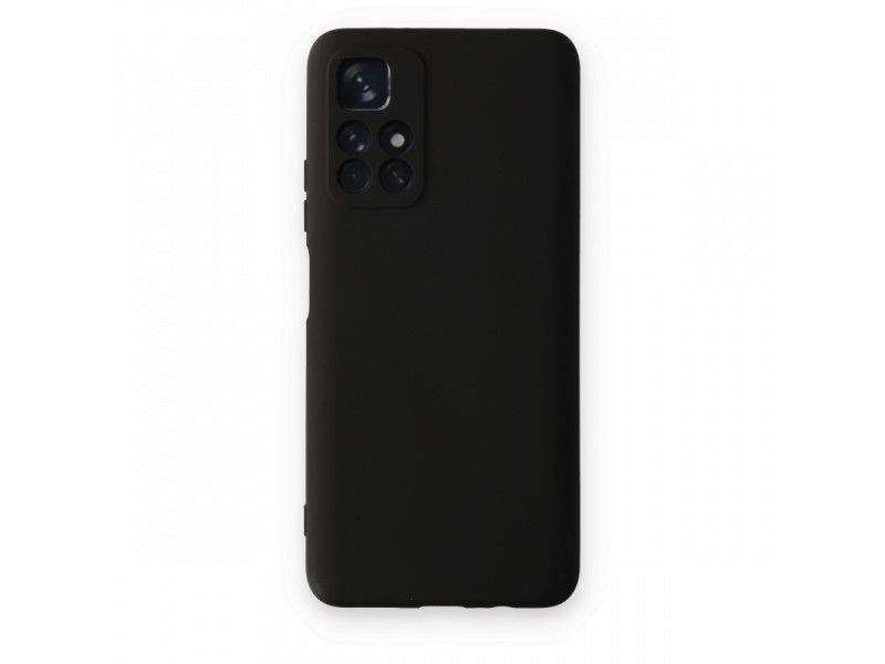 Newface Xiaomi Redmi Note 11T Kılıf Nano içi Kadife Silikon - Siyah