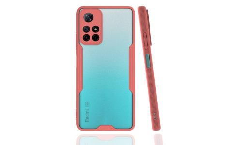 Newface Xiaomi Redmi Note 11T Kılıf Platin Silikon - Pembe