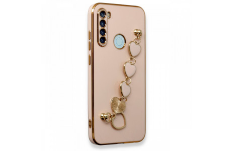 Newface Xiaomi Redmi Note 8 Kılıf Esila Silikon - Pudra