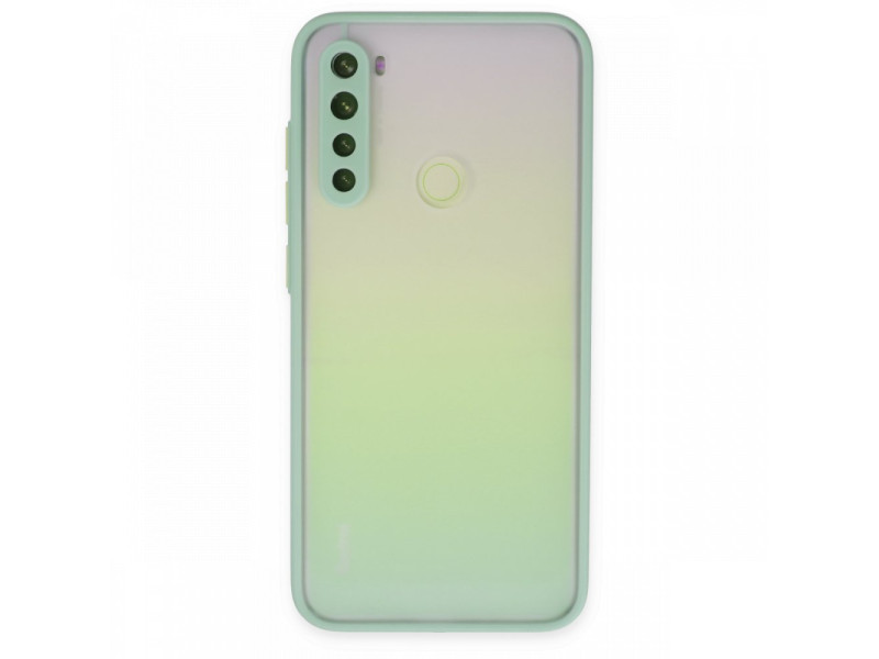 Newface Xiaomi Redmi Note 8 Kılıf Montreal Silikon Kapak - Turkuaz