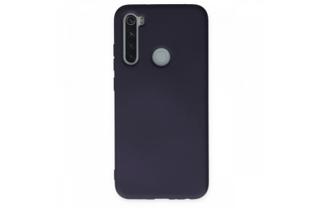 Newface Xiaomi Redmi Note 8 Kılıf Nano içi Kadife Silikon - Lacivert