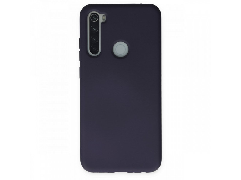Newface Xiaomi Redmi Note 8 Kılıf Nano içi Kadife Silikon - Lacivert