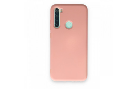 Newface Xiaomi Redmi Note 8 Kılıf Nano içi Kadife Silikon - Pudra