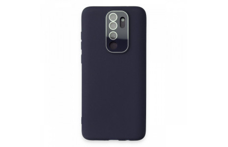 Newface Xiaomi Redmi Note 8 Pro Kılıf Lansman Glass Kapak - Lacivert