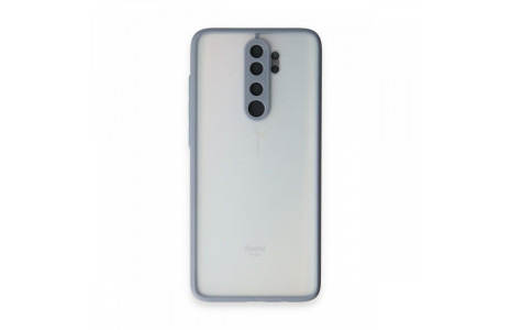 Newface Xiaomi Redmi Note 8 Pro Kılıf Montreal Silikon Kapak - Gri