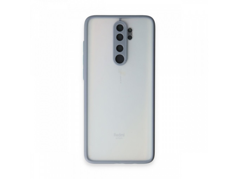 Newface Xiaomi Redmi Note 8 Pro Kılıf Montreal Silikon Kapak - Gri