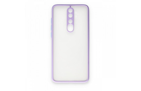 Newface Xiaomi Redmi Note 8 Pro Kılıf Montreal Silikon Kapak - Mor