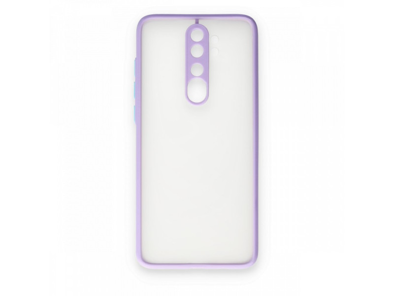 Newface Xiaomi Redmi Note 8 Pro Kılıf Montreal Silikon Kapak - Mor