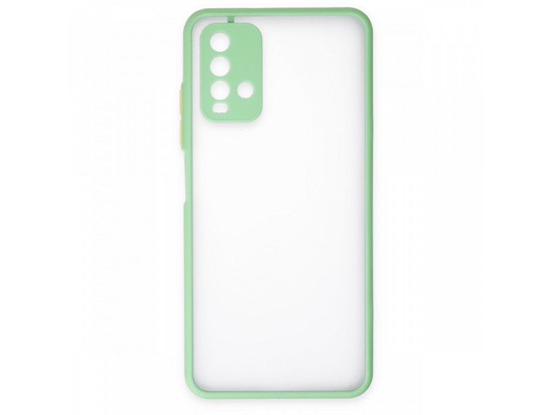 Newface Xiaomi Redmi Note 9 4G Kılıf Montreal Silikon Kapak - Turkuaz