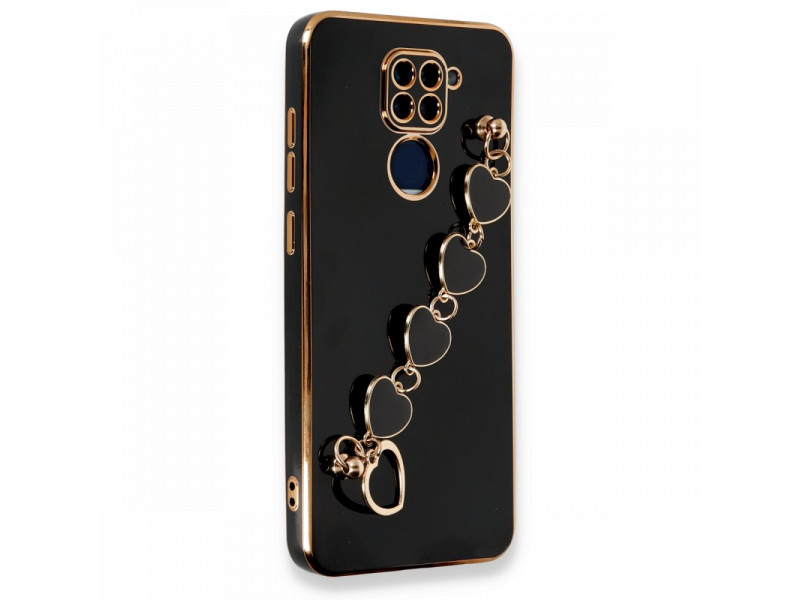 Newface Xiaomi Redmi Note 9 Kılıf Esila Silikon - Siyah