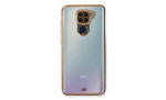 Newface Xiaomi Redmi Note 9 Kılıf Liva Lens Silikon - Beyaz