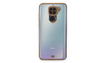 Newface Xiaomi Redmi Note 9 Kılıf Liva Lens Silikon - Lila