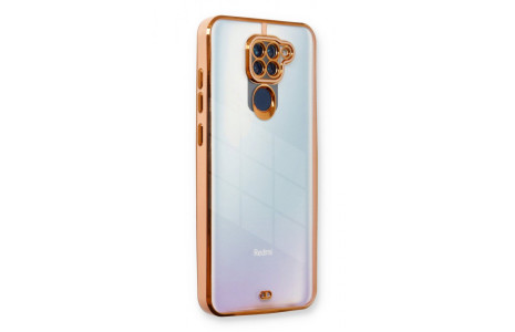 Newface Xiaomi Redmi Note 9 Kılıf Liva Lens Silikon - Rose