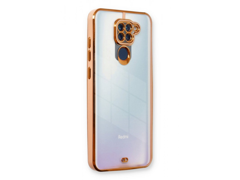 Newface Xiaomi Redmi Note 9 Kılıf Liva Lens Silikon - Rose
