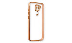 Newface Xiaomi Redmi Note 9 Kılıf Liva Lens Silikon - Rose