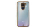 Newface Xiaomi Redmi Note 9 Kılıf Liva Lens Silikon - Siyah