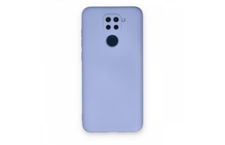 Newface Xiaomi Redmi Note 9 Kılıf Nano içi Kadife Silikon - Lila