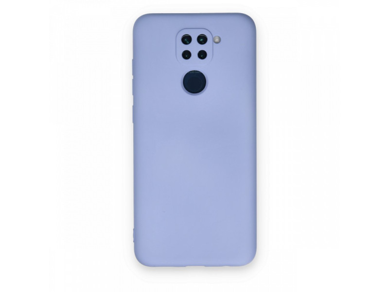 Newface Xiaomi Redmi Note 9 Kılıf Nano içi Kadife Silikon - Lila