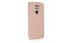 Newface Xiaomi Redmi Note 9 Kılıf Nano içi Kadife Silikon - Pudra