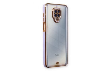 Newface Xiaomi Redmi Note 9S Kılıf Liva Lens Silikon - Lila