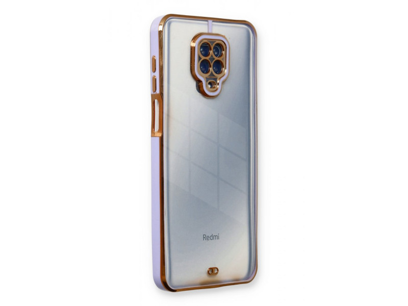 Newface Xiaomi Redmi Note 9S Kılıf Liva Lens Silikon - Lila
