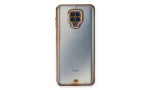 Newface Xiaomi Redmi Note 9S Kılıf Liva Lens Silikon - Lila