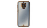 Newface Xiaomi Redmi Note 9S Kılıf Liva Lens Silikon - Mavi