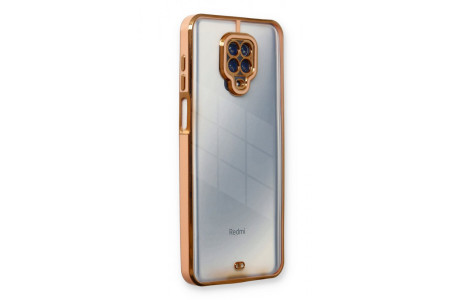 Newface Xiaomi Redmi Note 9S Kılıf Liva Lens Silikon - Rose