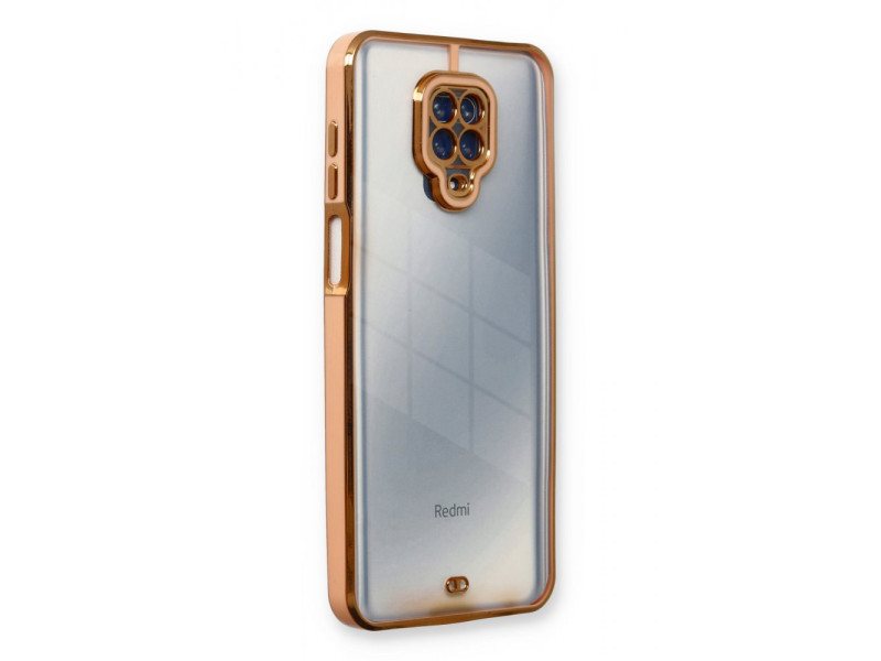 Newface Xiaomi Redmi Note 9 Pro Kılıf Liva Lens Silikon - Rose