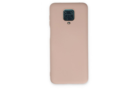 Newface Xiaomi Redmi Note 9 Pro Kılıf Nano içi Kadife Silikon - Pudra