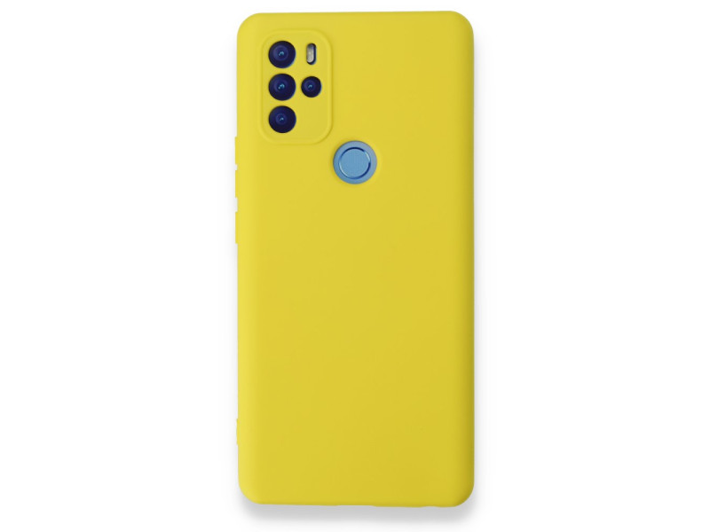Newface Omix X500 Kılıf Nano içi Kadife Silikon - Sarı