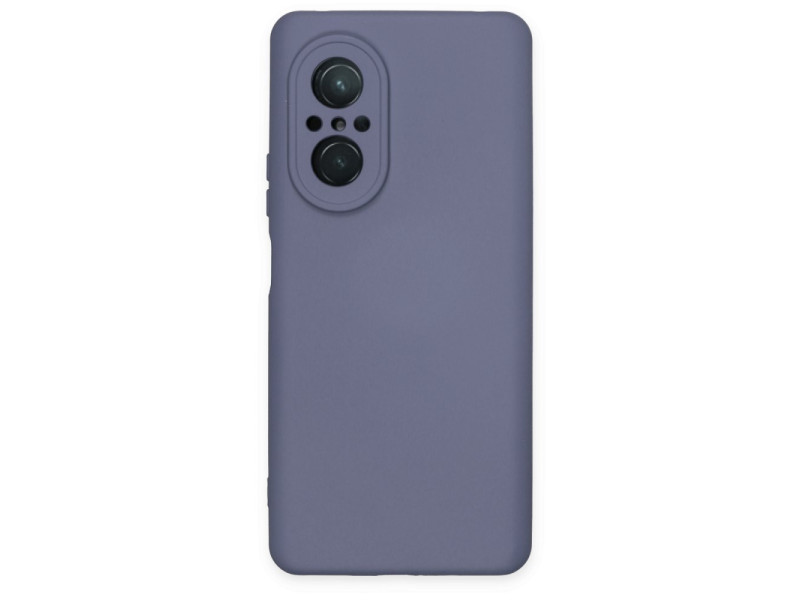 Newface Huawei Nova 9 SE Kılıf Nano içi Kadife Silikon - Gri