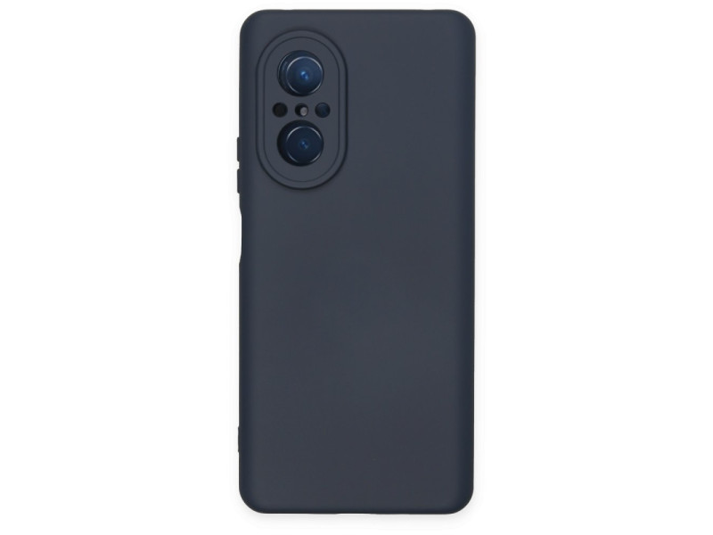 Newface Huawei Nova 9 SE Kılıf Nano içi Kadife Silikon - Lacivert