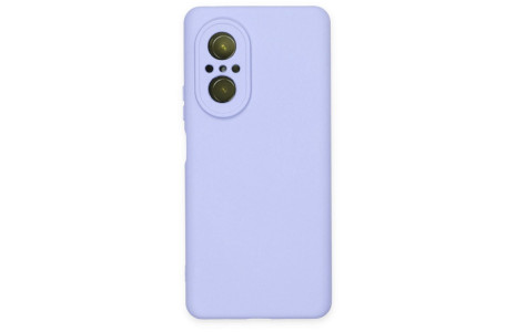 Newface Huawei Nova 9 SE Kılıf Nano içi Kadife Silikon - Lila