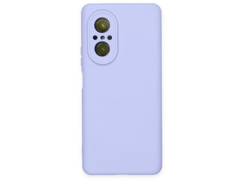 Newface Huawei Nova 9 SE Kılıf Nano içi Kadife Silikon - Lila