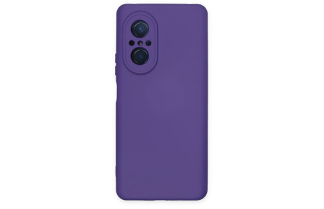Newface Huawei Nova 9 SE Kılıf Nano içi Kadife Silikon - Mor
