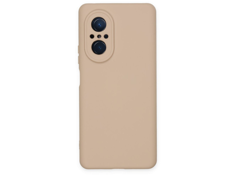 Newface Huawei Nova 9 SE Kılıf Nano içi Kadife Silikon - Pudra