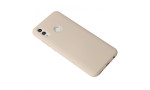 Newface Huawei P Smart 2019 Kılıf Nano içi Kadife Silikon - Pudra