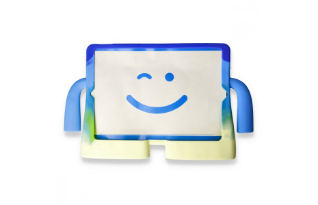 Newface iPad 10.2 (7.nesil) Kılıf Tablet Popit Standlı Silikon - Sarı - Yeşil