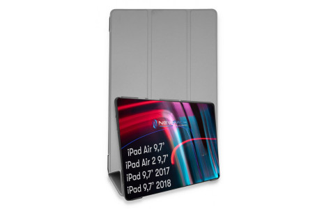 Newface iPad 9.7 (2018) Kılıf Tablet Smart Kılıf - Gri