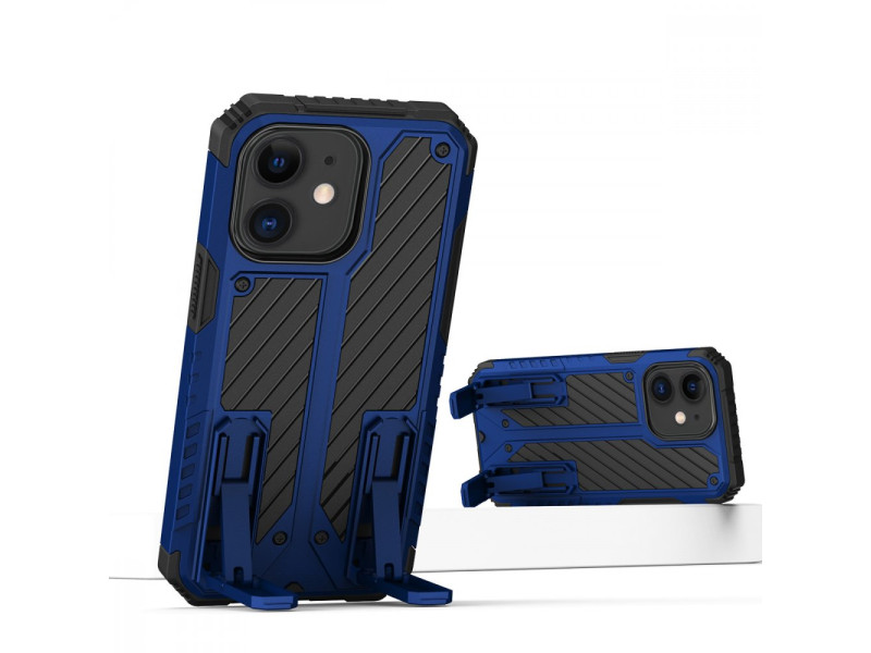Newface iPhone 11 Kılıf Fizy Stand Kapak - Mavi