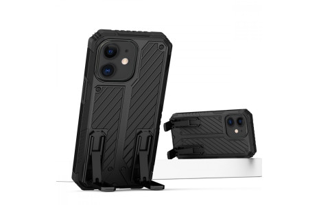 Newface iPhone 11 Kılıf Fizy Stand Kapak - Siyah